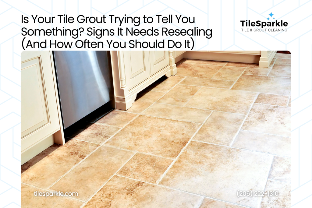 Is Your Tile Grout Trying to Tell You Something Signs It Needs Resealing (And How Often You Should Do It)